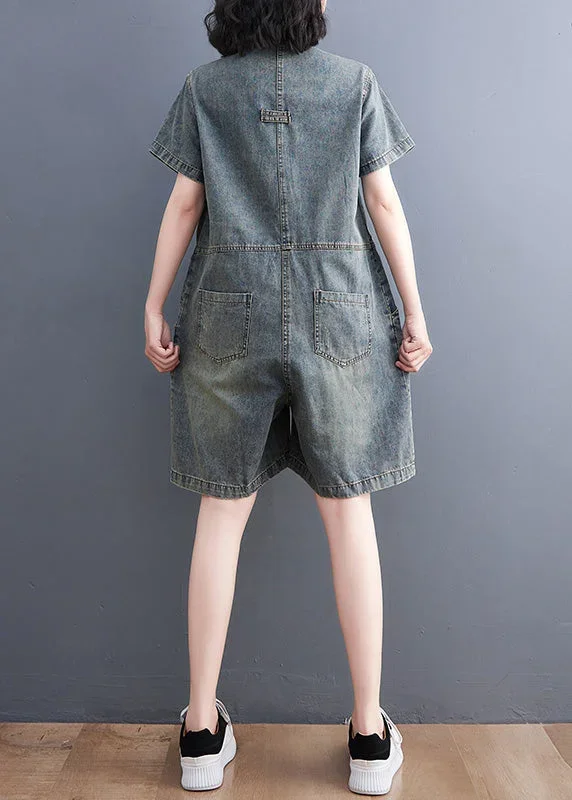 plus-size-denim-blue-o-neck-patchwork-button-jumpsuits-short-sleeve