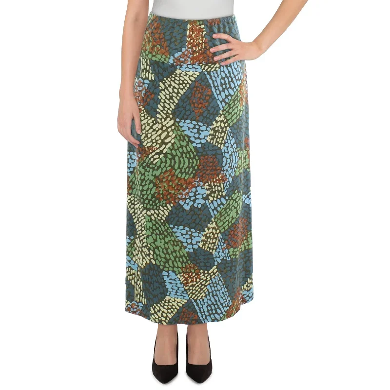 plus-womens-printed-long-midi-skirt