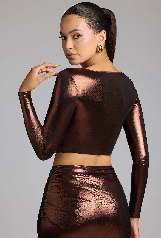 rana-long-sleeve-crop-top-copper-bronze