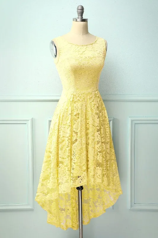 robe-asymetrique-en-dentelle-jaune