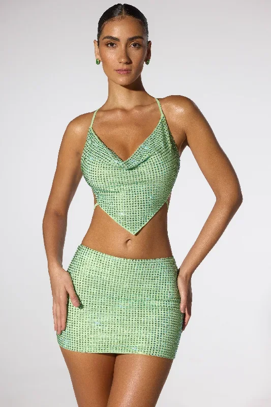 rocco-embellished-cowl-neck-open-back-crop-top-sage-green