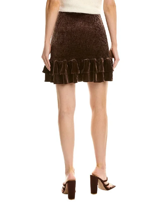 saltwater-luxe-velvet-mini-skirt