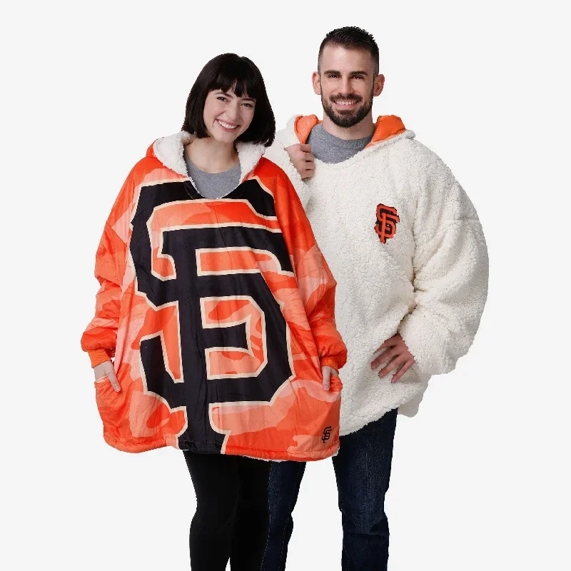 San Francisco Giants Reversible Team Color Camo Hoodeez