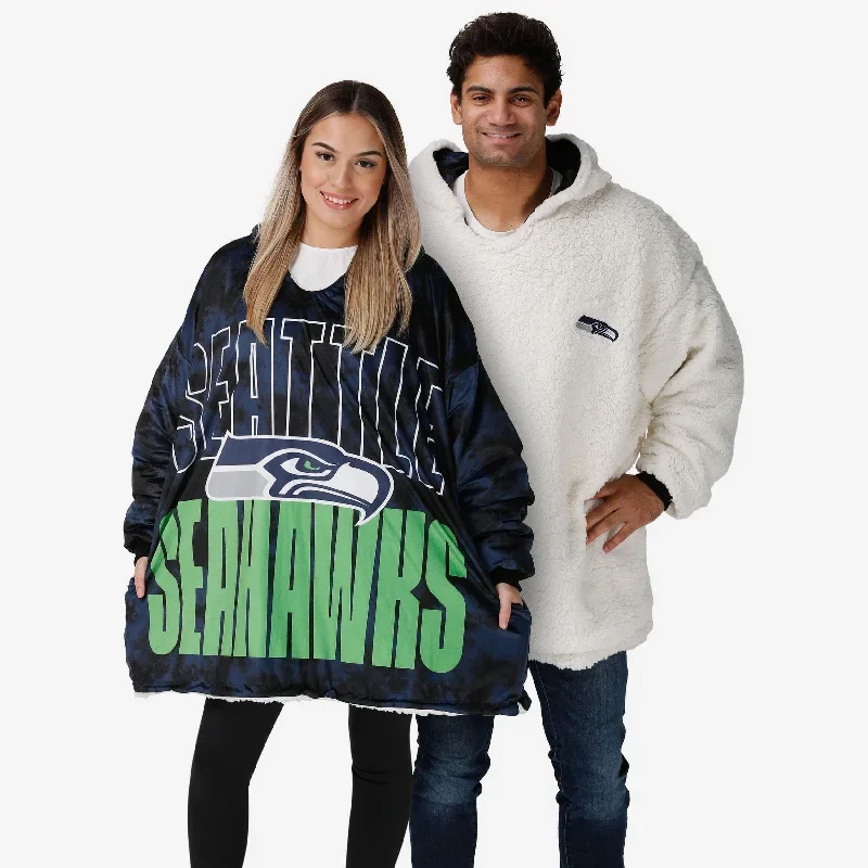 Seattle Seahawks Bold Logo Camo Hoodeez