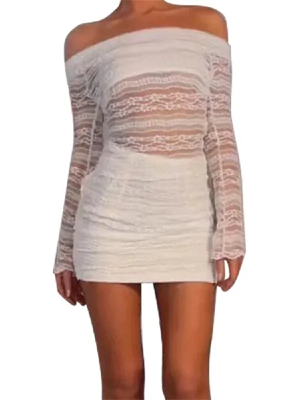 sexy-lace-skirt-off-shoulder-mesh-t-shirts-tops-mini-skirts-suits