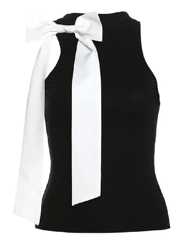 sleeveless-crew-neck-bow-accent-bodysuit-top