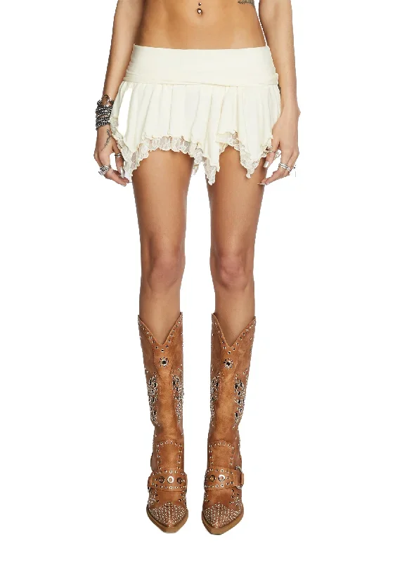 Tales Of Fantasy Mini Skirt - Ivory