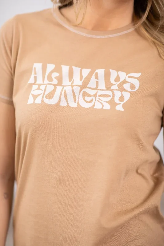 tan-always-hungry-graphic-tee