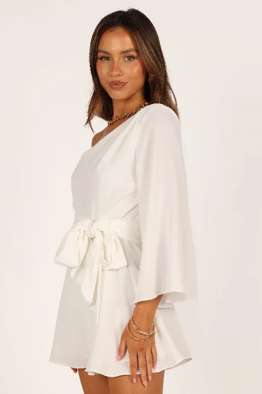 tien-one-sleeve-romper-white