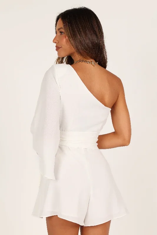 tien-one-sleeve-romper-white