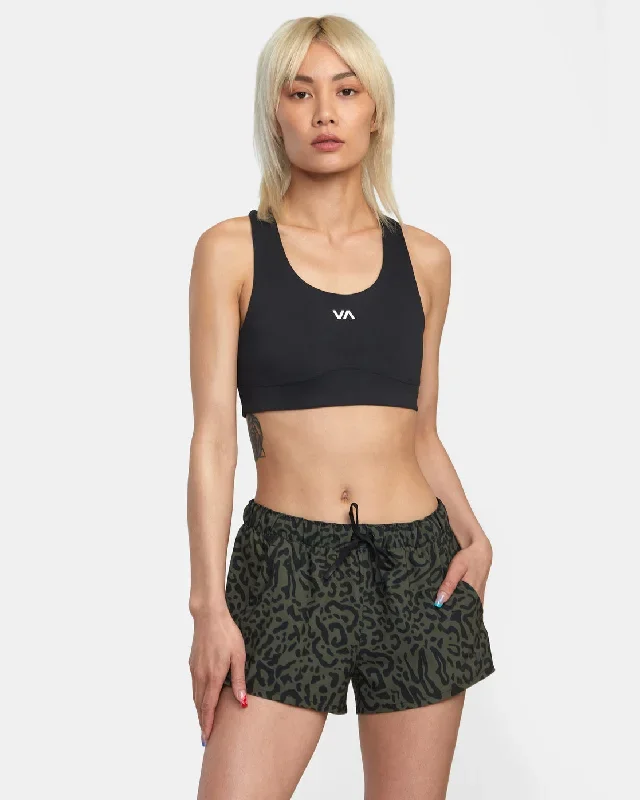 VA Essential Low-Rise Yogger Sport Shorts - Animal Olive