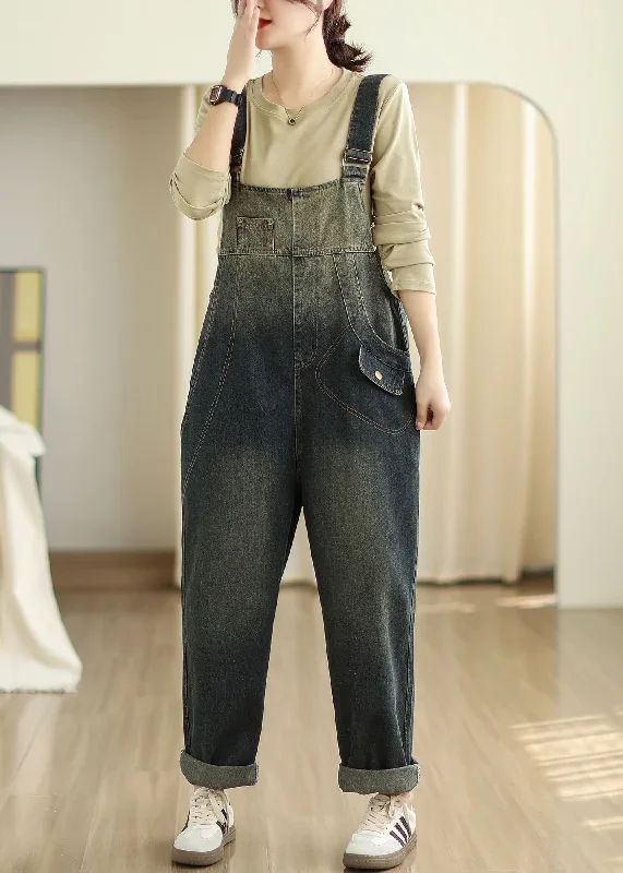 vintage-slash-neck-pockets-patchwork-denim-jumpsuits-fall