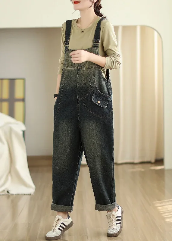 vintage-slash-neck-pockets-patchwork-denim-jumpsuits-fall