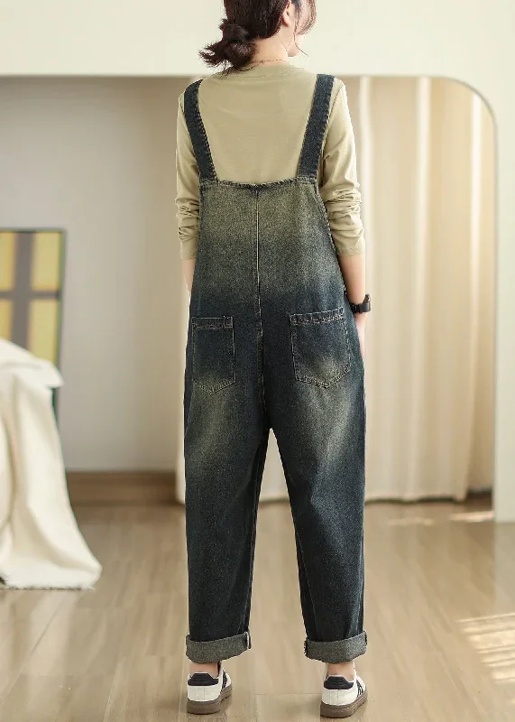 vintage-slash-neck-pockets-patchwork-denim-jumpsuits-fall