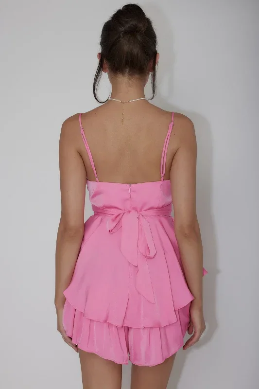 well-versed-cowl-neck-flounce-romper-hot-pink