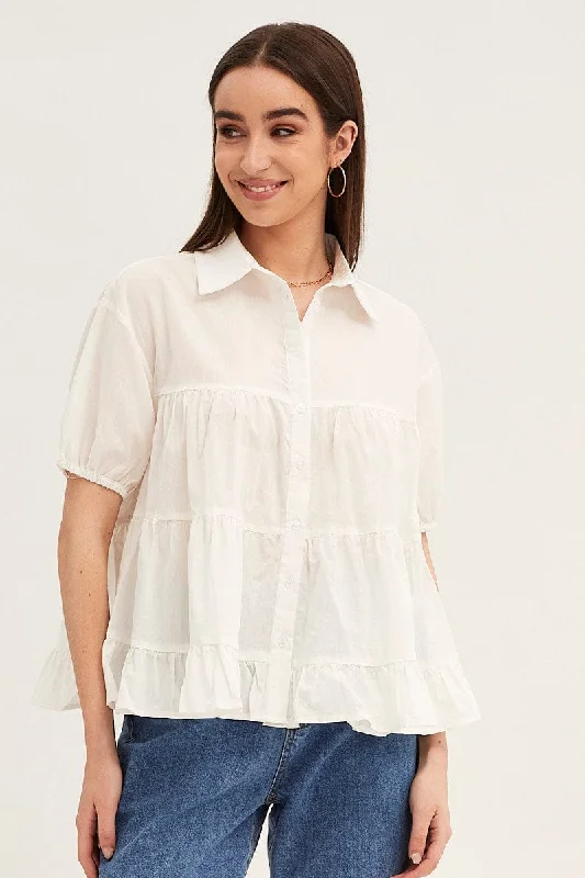 white-collared-shirt-puff-sleeve-wc8327-47wb