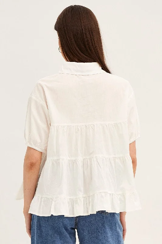 white-collared-shirt-puff-sleeve-wc8327-47wb